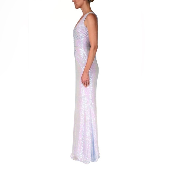 Badgley Mischka Brand Sparkling Mermaid Sequin Gown - Picture 2 of 12